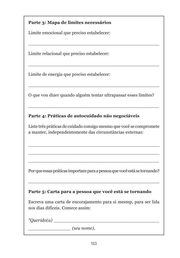 Página 153 do livro com propostas de escrita do exercício Identidade 2.0.